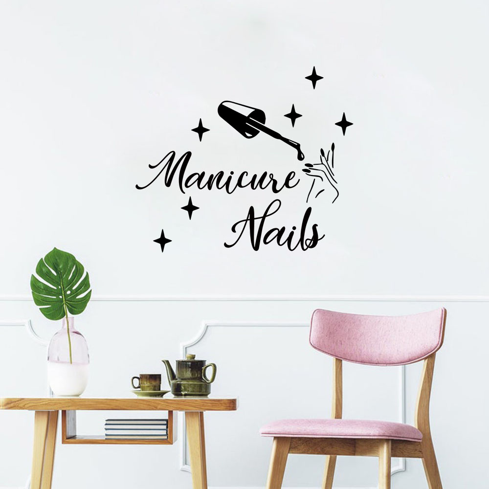 Home Decor Wall Tiles - 1 Stück kreativer Maniküre-Aufkleber mit personalisiertem