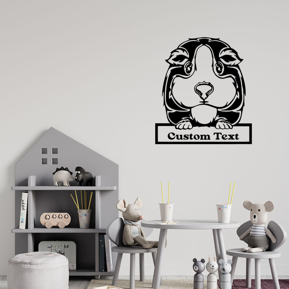 Home Decor Wall Tiles - 1 Stück Niedlicher Hund Personalisierter Text