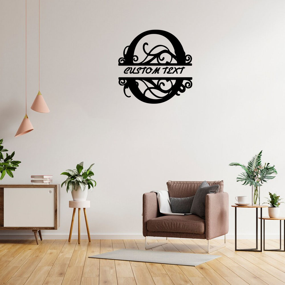Home Decor Wallpaper - 1 Stück Cartoon-Buchstabe O, individueller Name,