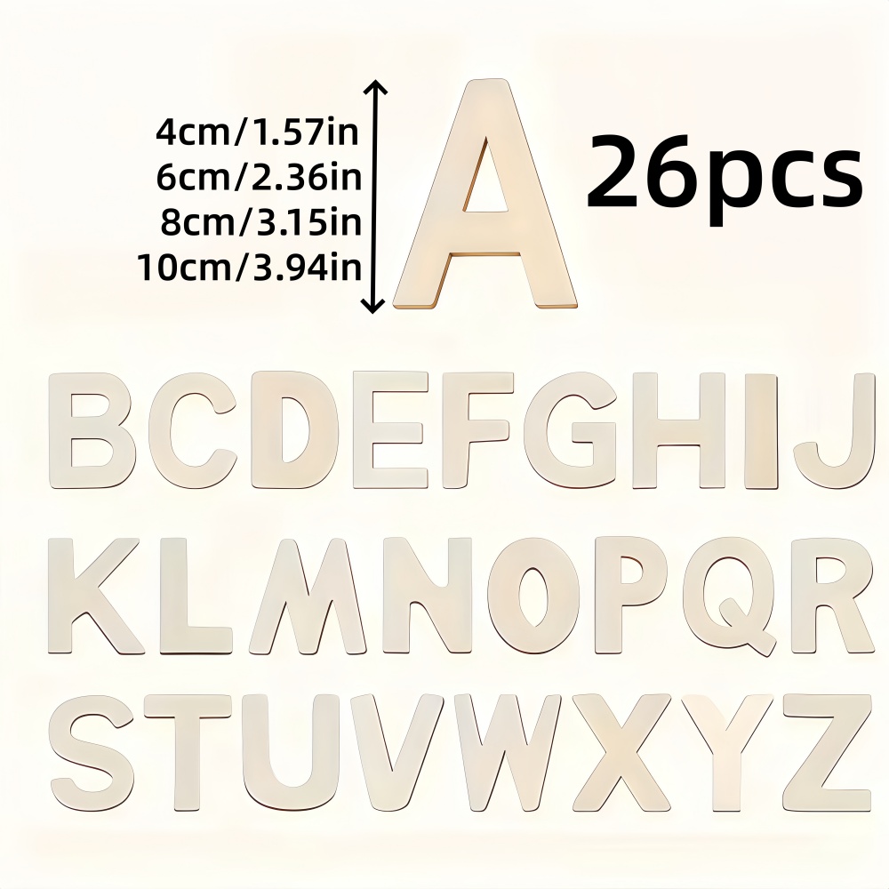 26 Stück Gestaltbare Holzbuchs – Wooden Letter Sign Bewertung und Preis
