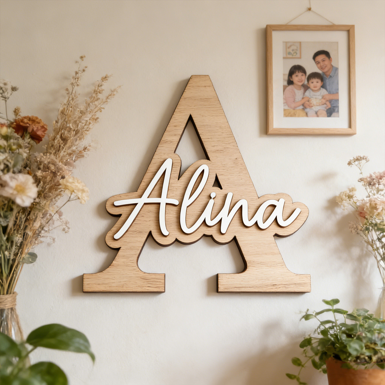 1 Stück Anpassbares Holz-Buchs – Wooden Letter Sign Bewertung und Preis