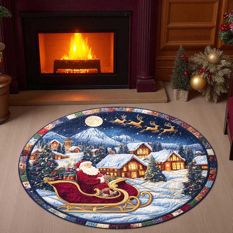 Weihnachtsmann-Schlitten, rund – Home Xmas Decor Ideas Bewertung und Preis