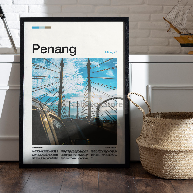 Asien malaysia reise plakate k – Home Decor Kuching Bewertung und Preis