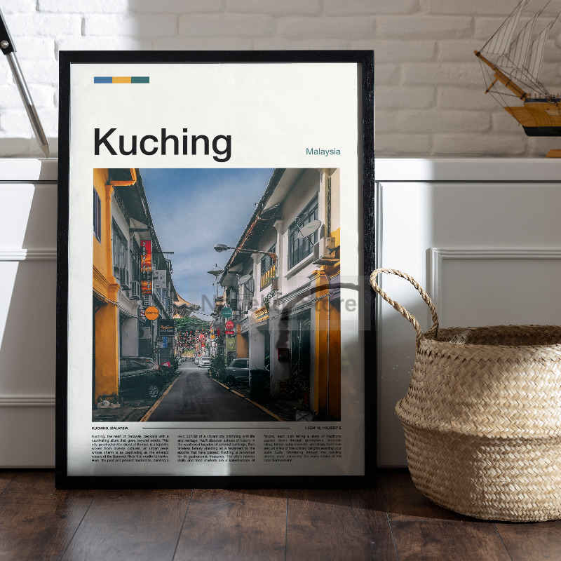 Asien malaysia reise plakate k – Home Decor Kuching Bewertung und Preis