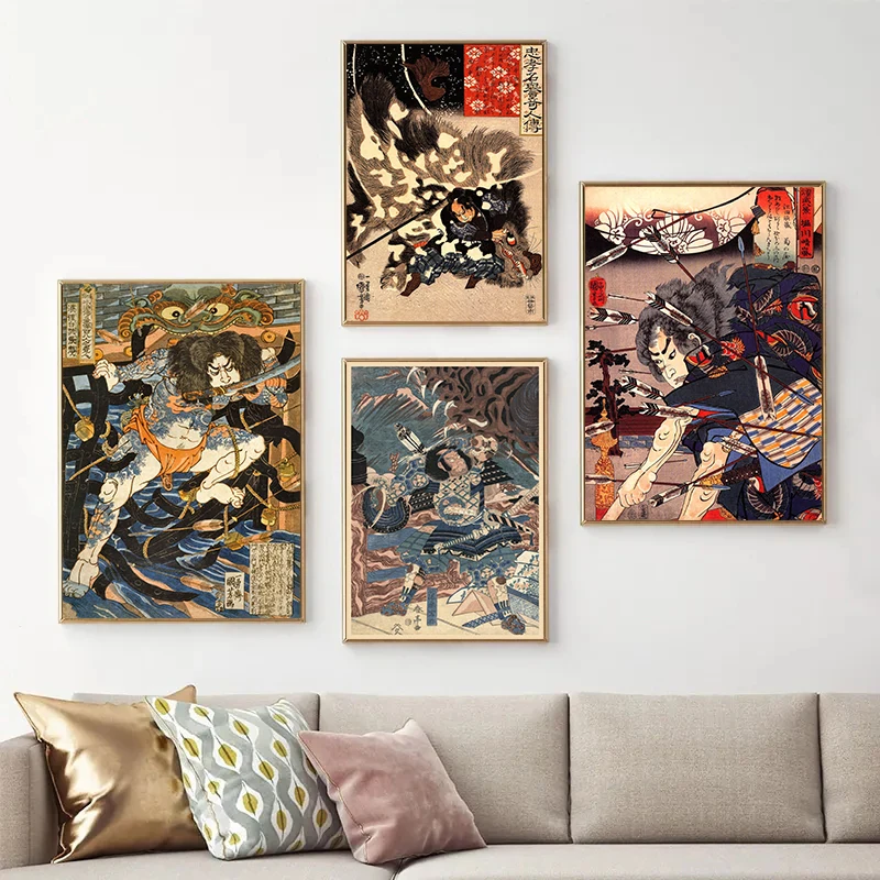 Leinwandgemälde Retro Japanisc – Home Decor Japandi Bewertung und Preis