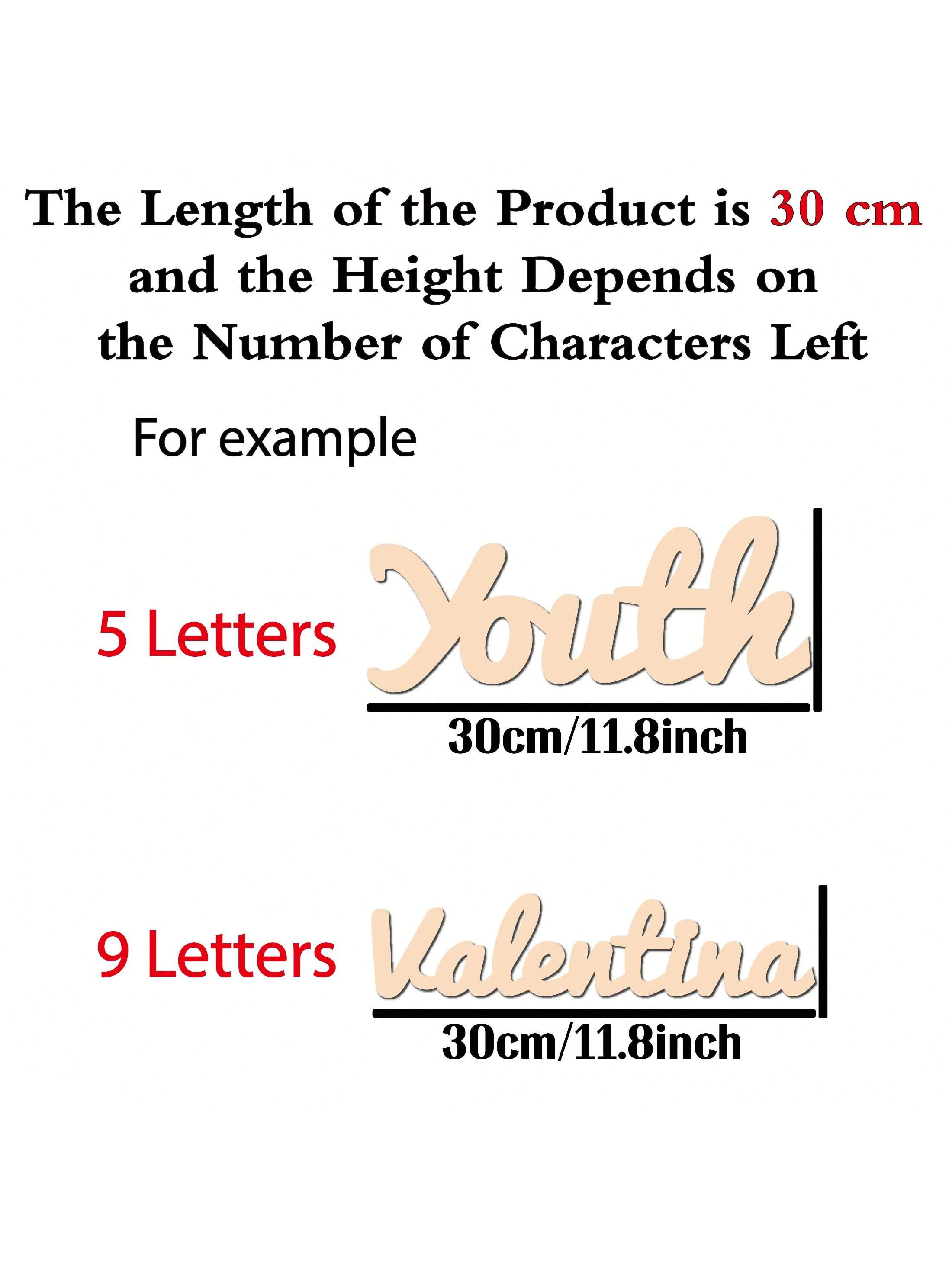 1 Stück Liebliches Emma-Beispi – Wooden Letter Sign Bewertung und Preis