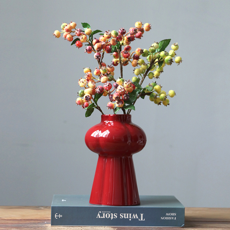 1 Stück rote Keramikvase, deko – Home Decor Center Bewertung und Preis