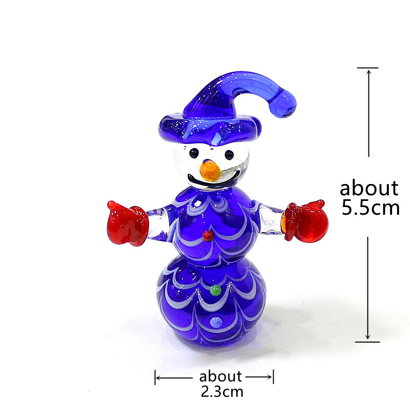 Mini Glas-Schneemann-Figur Nie – Home Xmas Decor Ideas Bewertung und Preis