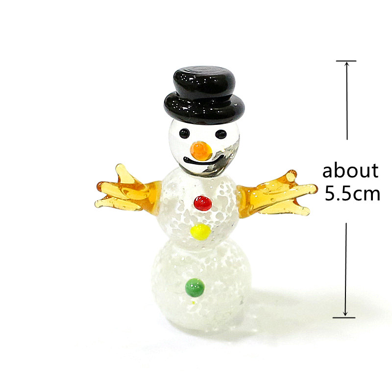 Mini Glas-Schneemann-Figur Nie – Home Xmas Decor Ideas Bewertung und Preis