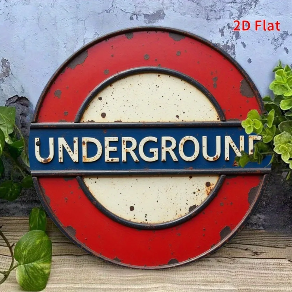 Vintage 2D Londoner U-Bahn-Met – Home Decor London Bewertung und Preis