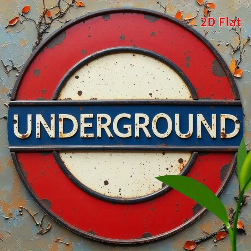 Vintage 2D Londoner U-Bahn-Met – Home Decor London Bewertung und Preis