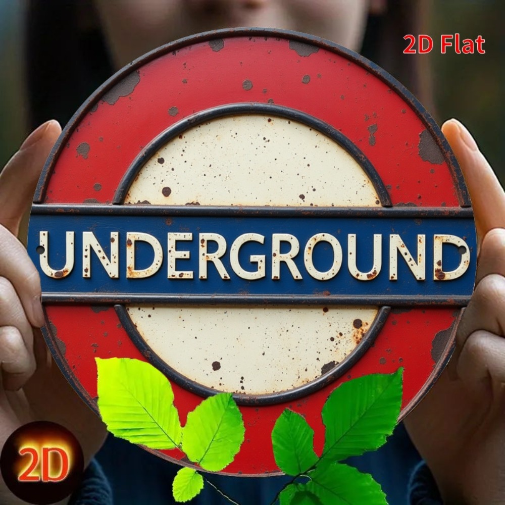 Vintage 2D Londoner U-Bahn-Met – Home Decor London Bewertung und Preis