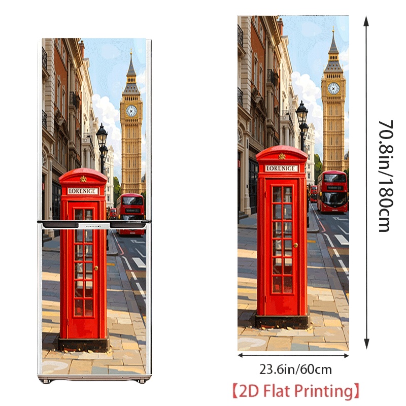 [23,62×70,87 Zoll] London Stre – Home Decor London Bewertung und Preis