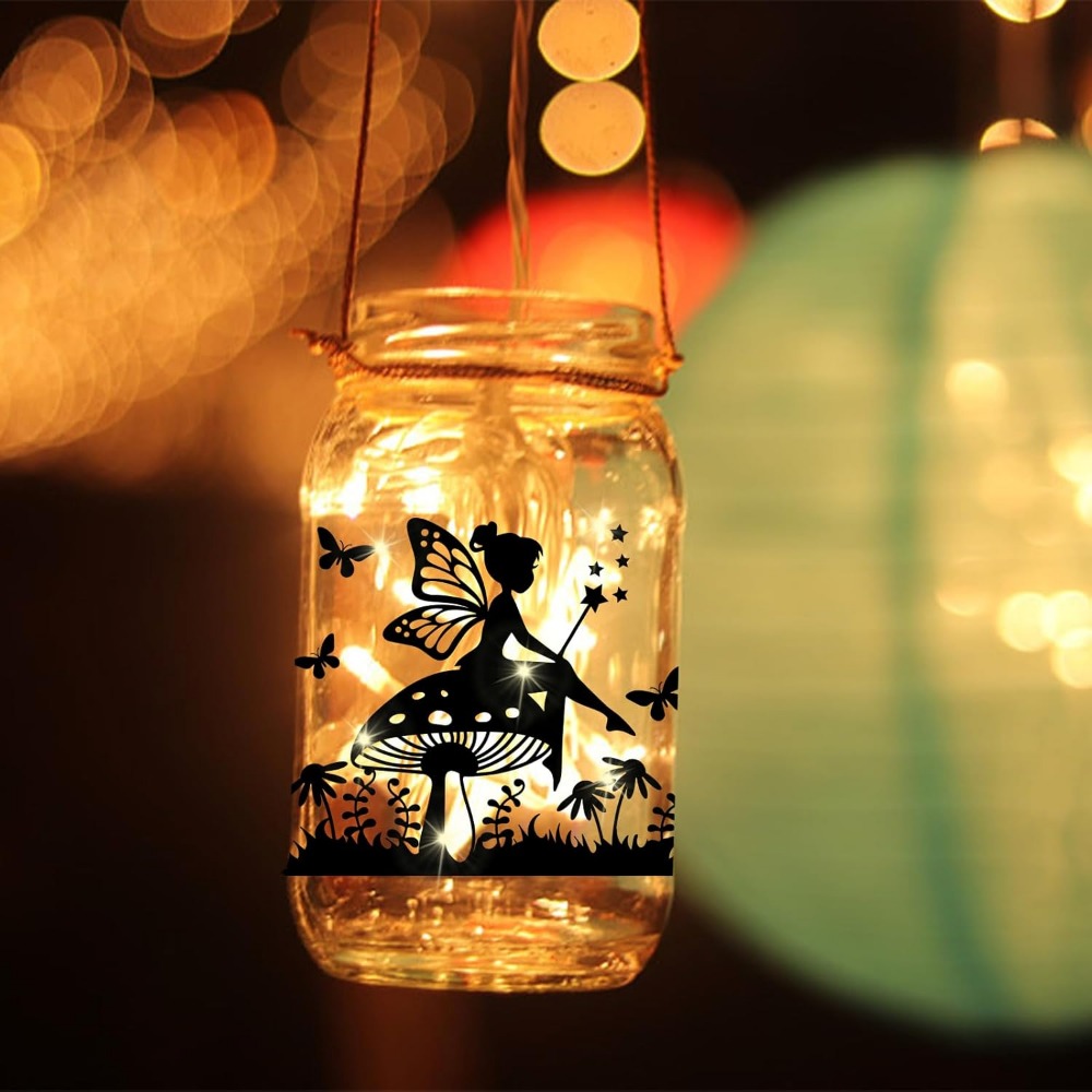 Elf Silhouette Glas Ausschnitt – Home Decor Wallpaper Bewertung und Preis