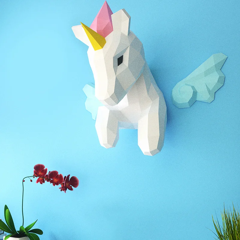 Regenbogen-Einhorn-Tier-Wandde – Home Decor Center Bewertung und Preis