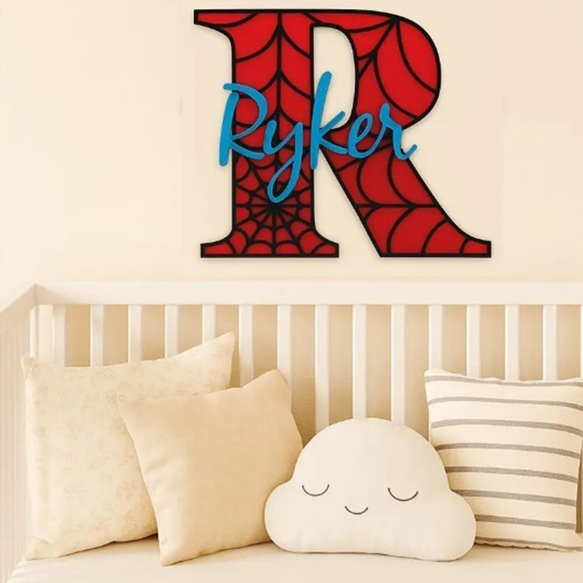 Personalisiertes Spinnennetz-N – Wooden Letter Sign Bewertung und Preis