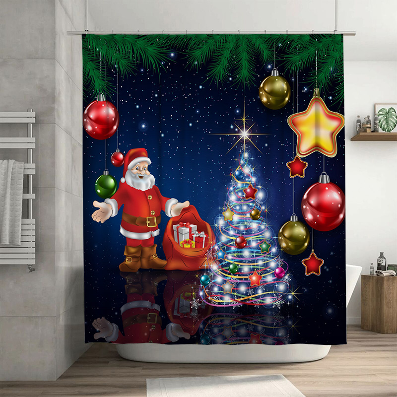 TU Weihnachts-Duschvorhang, We – Home Xmas Decor Ideas Bewertung und Preis