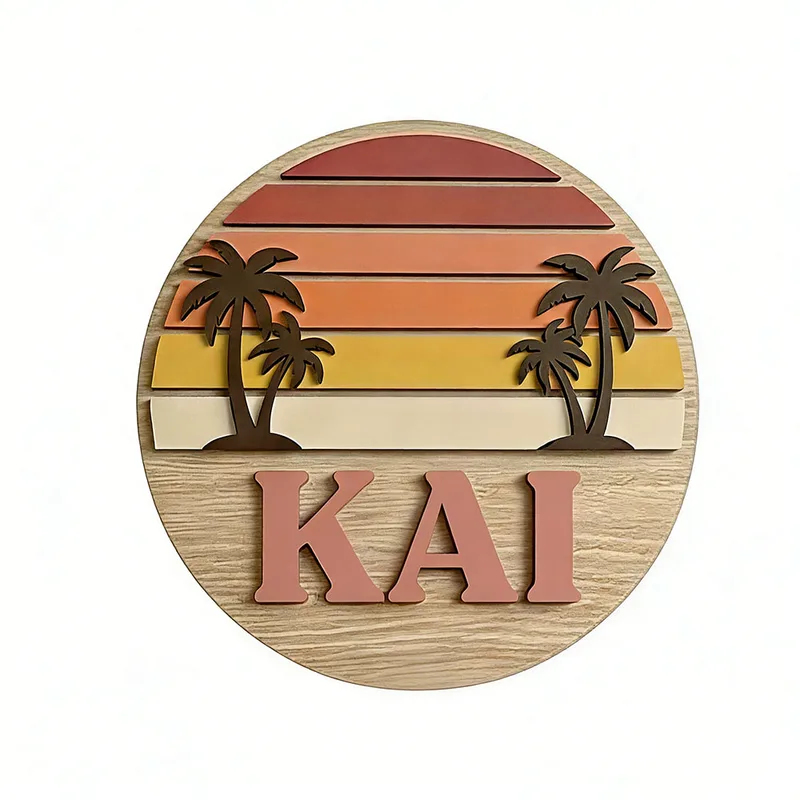 Anpassbares Rundes Vintage Str – Wooden Letter Sign Bewertung und Preis