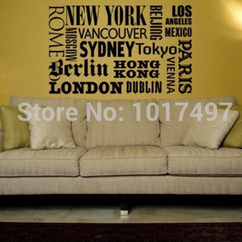 New York London Paris Zitat Wa – Home Decor London Bewertung und Preis