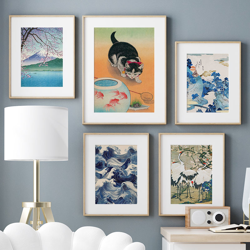 Japanische Katsushika Hokusai  – Home Decor Japandi Bewertung und Preis