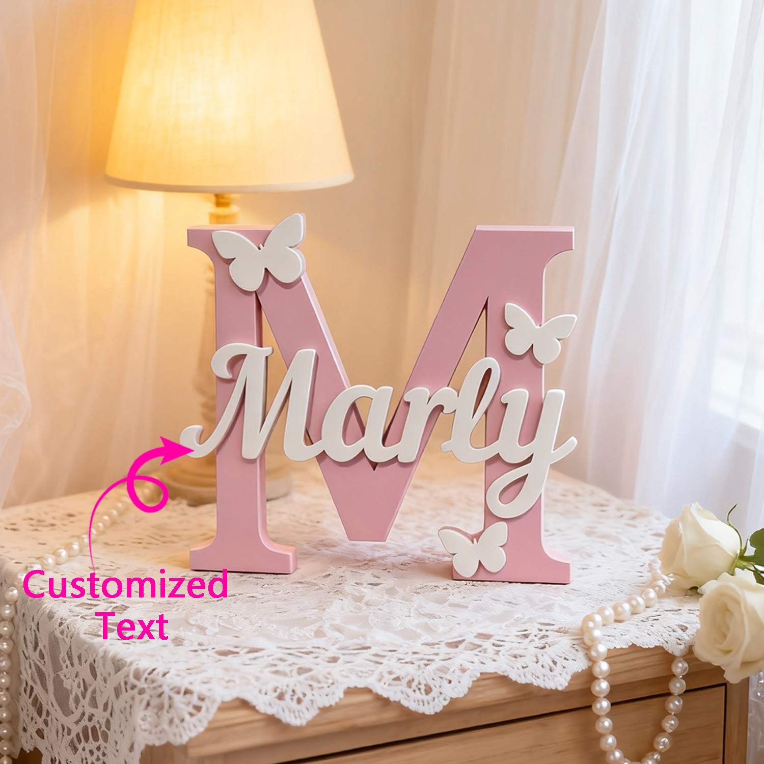 1 Stück Personalisiertes Holz- – Wooden Letter Sign Bewertung und Preis