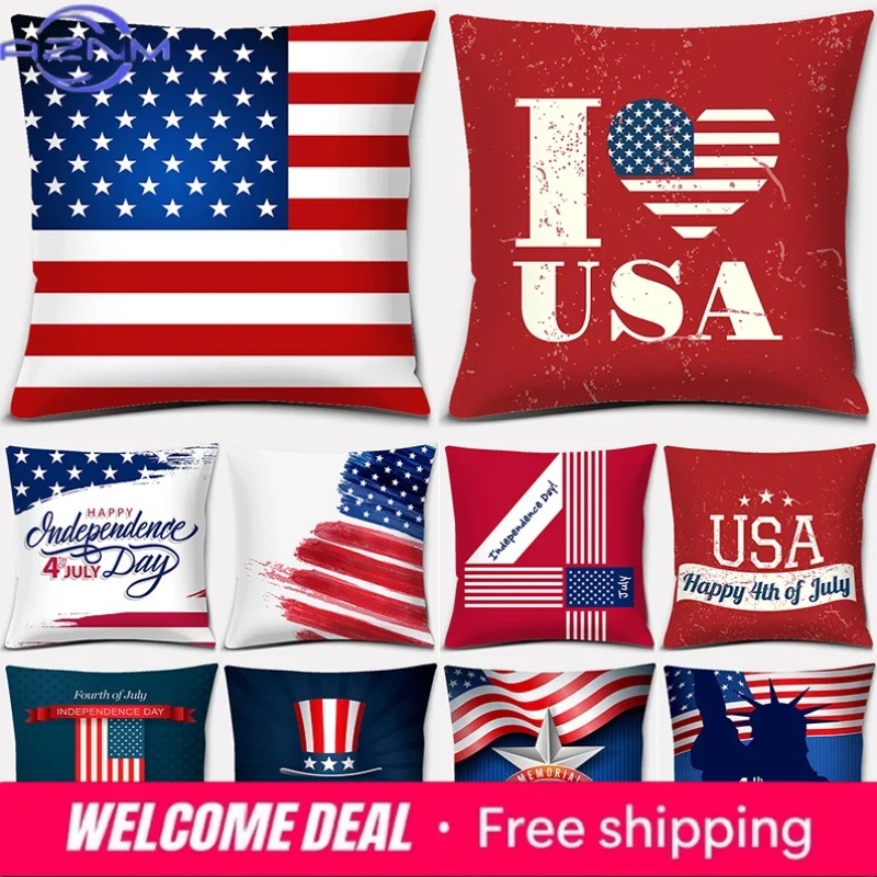 American Independence Day Seri – Home Decor Kuching Bewertung und Preis