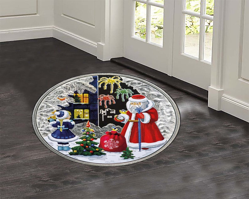 Runder Weihnachtsbaum-Teppich, – Home Xmas Decor Ideas Bewertung und Preis