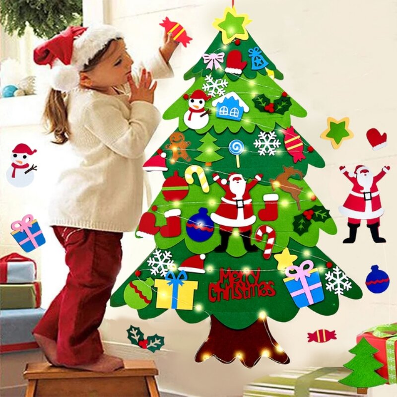 DIY-Filz-Weihnachtsbaum-Set fü – Home Xmas Decor Ideas Bewertung und Preis